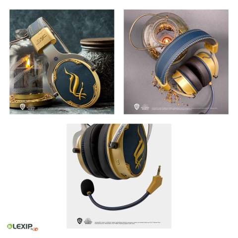 Casti gaming wireless Lexip Hogwarts Legacy Ancient Magic, dongle USB 2.4 GHz, Bluetooth si jack 3,5 mm, pana la 28 h, difuzoare de 50 mm, microfon detasabil, WAXLXHS0002 [3]