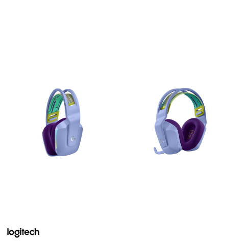 Casti gaming wireless Logitech G733 LIGHTSPEED RGB, LIGHTSYNC, pana la 29 h autonomie, microfon detasabil BLUE VO!CE, DTS Headphone:X 2.0, lila, 981-000890 [3]