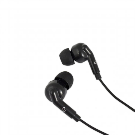 Casti in-ear cu microfon, Esperanza HI-FI Sound, conector tip Jack 3.5 mm, control pe fir, lungime cablu 120 cm, negre [1]