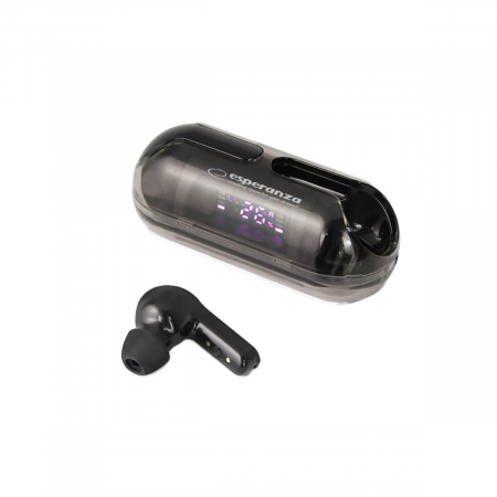 Casti In-Ear wireless TWS, Esperanza Daphnis, Bluetooth v.5.3, cu statie de incarcare, 96000, negre [2]