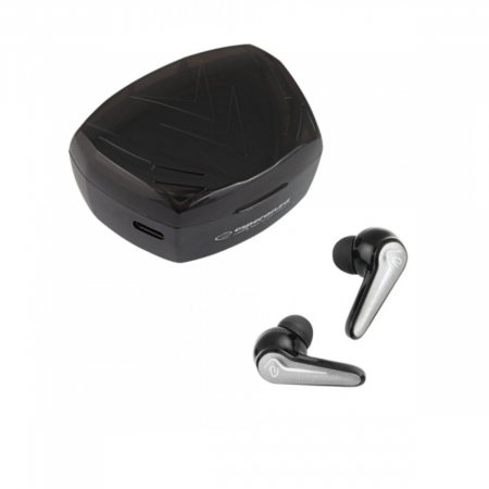 Casti In-Ear wireless TWS, Esperanza Xenon 95840, Bluetooth v.5.0, cu statie de incarcare, negre [3]