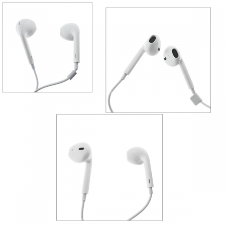 Casti JELLICO EP2A, conector USB-C, cu microfon, cablu 1.2M, semi-In-Ear, sunet puternic, bass profund, albe [2]