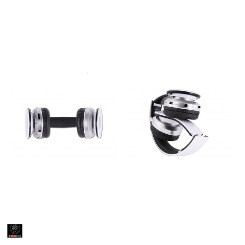 Casti on-ear Rebeltec Crystal, Bluetooth, cu microfon, pliabile, albe [3]
