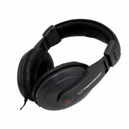 Casti mari fara microfon - Casti audio cu control volum, Esperanza, EH120, stereo, 2m