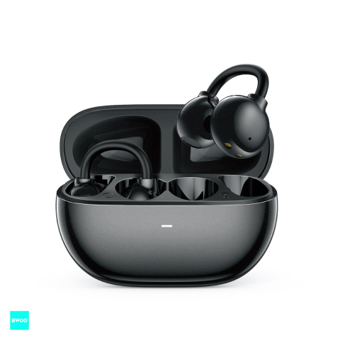 Accesorii IT - Casti true wireless BWOO BW39, Bluetooth, cu microfon, pentru sport, rezistente la apa, negre