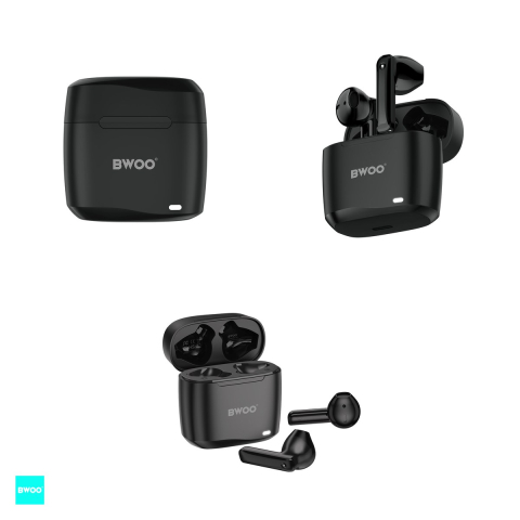 Casti true wireless BWOO BW94, Bluetooth, negre [3]