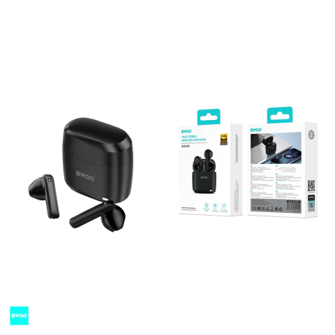 Casti true wireless BWOO BW94, Bluetooth, negre [4]