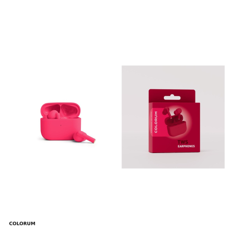 Casti true wireless Colorum CTWS-02, Bluetooth, cu microfon, mov [3]