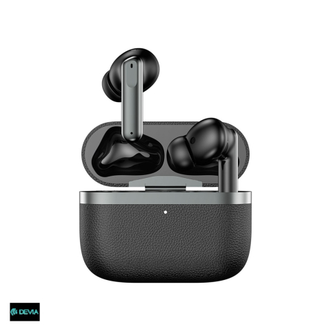 Accesorii IT - Casti true wireless Devia TWS Ultra1, Bluetooth, cu ANC, negre