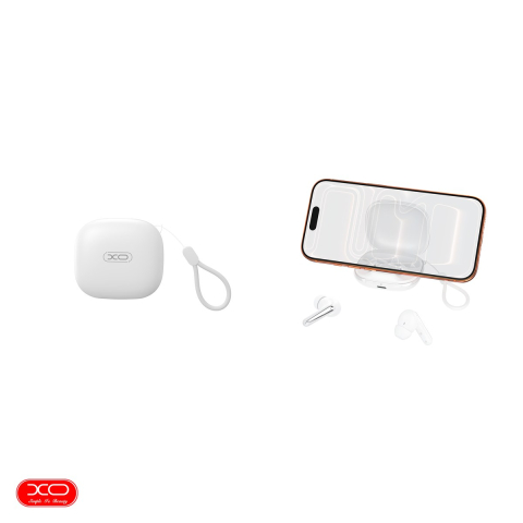 Casti true wireless XO G53, Bluetooth, cu ANC, cu microfon, albe [3]