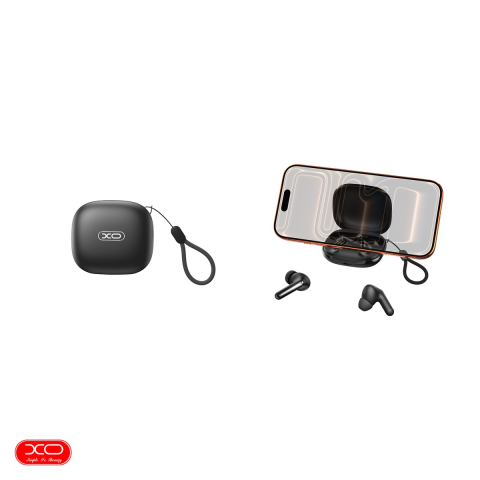 Casti true wireless XO G53, Bluetooth, cu ANC, cu microfon, negre [3]