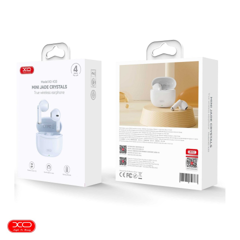 Casti true wireless XO X33, Bluetooth, cu microfon, albastre [3]
