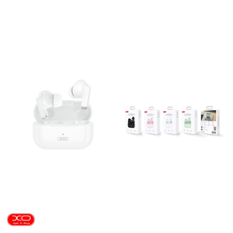 Casti true wireless XO X40, Bluetooth, cu microfon, albe [3]