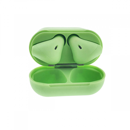 Casti wireless Bluetooth v.5.0, inPods 12 Simple, Touch Control, carcasa de incarcare, verzi [3]