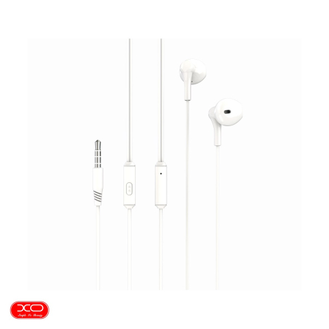 Casti - Casti XO cu fir EP39 jack 3,5 mm, cablu 1.2m, Alb