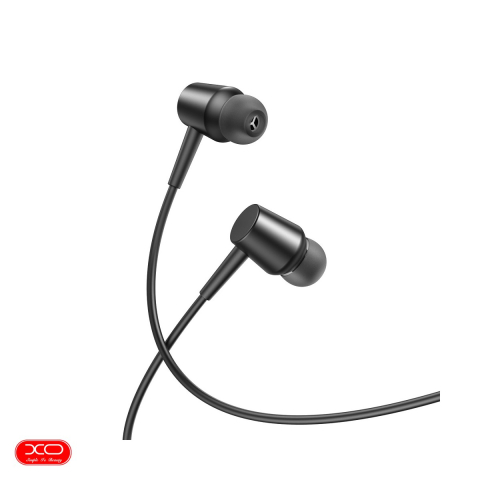 Casti - Casti XO cu fir EP57 jack 3,5 mm, cablu 1.2m, Negru