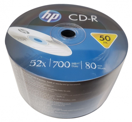 CD-R HP 700Mb, 80 min, 52X, set 50 buc-HPCD50S [4]