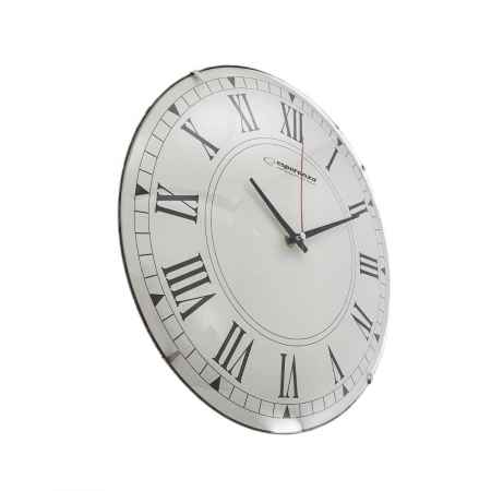 Ceas perete retro fara rama, cifre romane, rotund, 30 cm, Esperanza Roma [1]