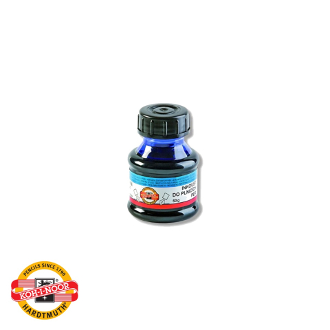 Birotica papetarie - Cerneala albastra la calimara Koh-I-Noor, 50 ml, pentru stilou
