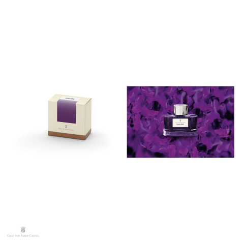 Cerneala pentru stilou Violet Blue, Graf von Faber Castell, calimara 75 ml, rezistenta la lumina [3]