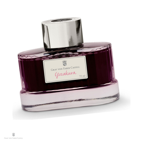 Consumabile instrumente de scris - Cerneala pentru stilou Yozakura, Graf von Faber Castell, calimara 75 ml, rezistenta la lumina