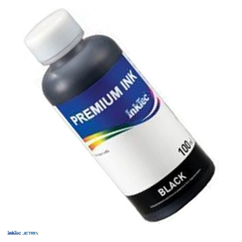 Cerneala refill imprimante inkjet - Cerneala pigment InkTec pentru recipiente HP GT51 M0H57AA, imprimante HP Deskjet GT, 100 ml, negru