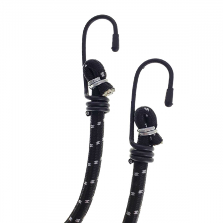 Chinga elastica FS-11635, 7mm X 100cm,coarda flexibila pentru ancorare si fixare, uz general, neagra [2]