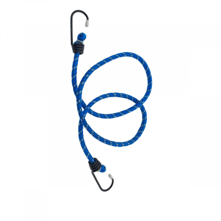 Articole ambalare - Chinga elastica FS-11635BL, 7mm X 100cm, coarda flexibila pentru ancorare si fixare, uz general, albastra