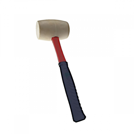 Ciocane - Ciocan de cauciuc alb,500 g,cu maner anti-alunecare