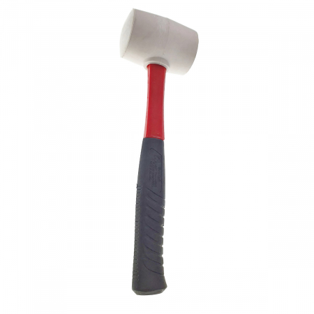 Ciocan de cauciuc alb, 500 g, lungime 290 mm, cu maner izolat [2]