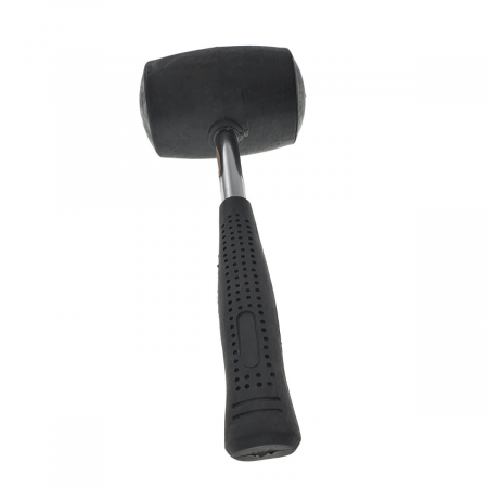 Ciocan de cauciuc negru, 1 Kg, cu maner metalic izolat, anti-alunecare [3]