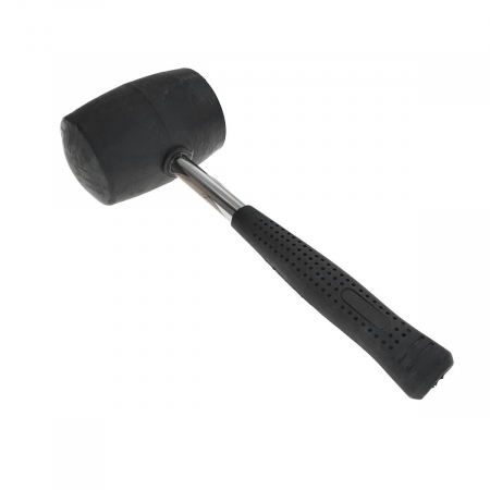 Ciocan de cauciuc negru, 1 Kg, cu maner metalic izolat, anti-alunecare [2]