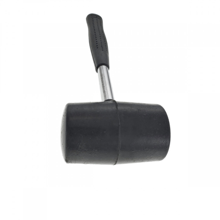 Ciocan de cauciuc negru, 300 g, cu maner metalic izolat, anti-alunecare [3]