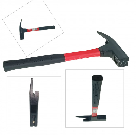 Ciocan dulgher, 600g, coada din fibra de sticla, lungime maner 270 mm, Top Tools 02A912, rosu cu negru [4]