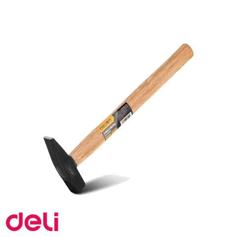 Ciocane - Ciocan metal simplu Deli 200g, cap otel carbon inalt, pentru lucrari de constructii si bricolaj