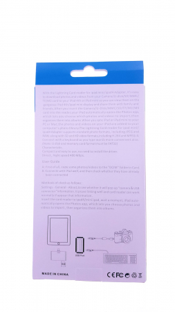 Cititor Carduri 5in 1 pt.ipad 4 /ipad mini special pentru transfer de poze , portul USB suporta tastatura externa [3]