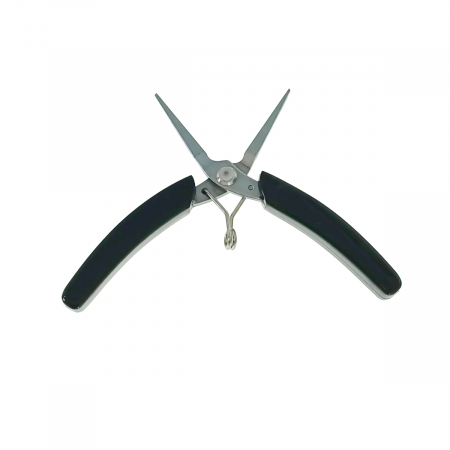 Cleste cu varf lung si ingust, cu arc, Xtreme AX104 00558, 130mm, negru [1]