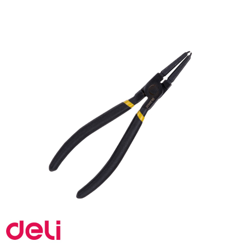 Bricolaj - Cleste cu varf subtire pentru electrica Deli DL20021, otel Cr-V forjat, 7 inch, finisaj negru antirugina