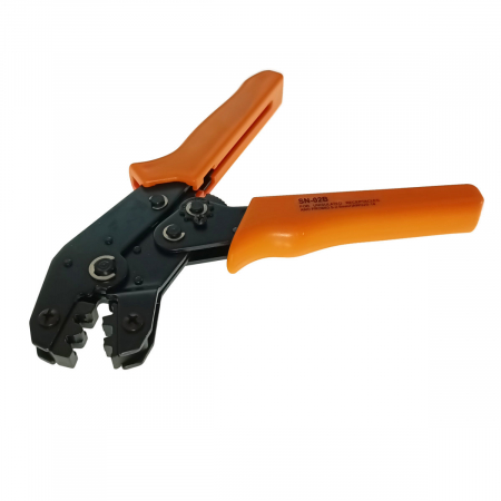 Clesti - Cleste de sertizat pentru cabluri si terminale electrice, FS-10892, 0.5 - 2.5mm, negru cu portocaliu