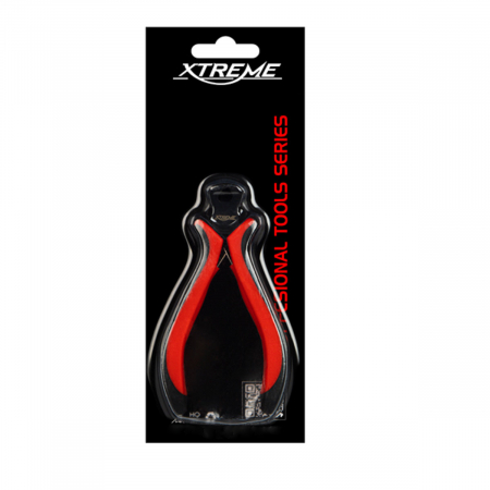 Cleste de taiere frontala, de precizie, cu arc, universal Xtreme HY-21T 00568, 110mm, rosu cu negru [4]