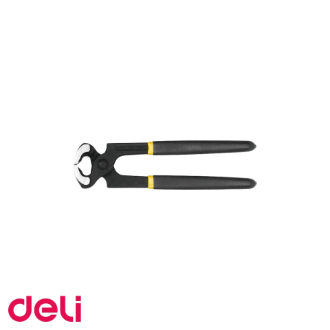 Unelte de mana - Cleste metal pentru tamplarie Deli, 8 inch, maner dublu strat otel-carbon, forjat cu precizie