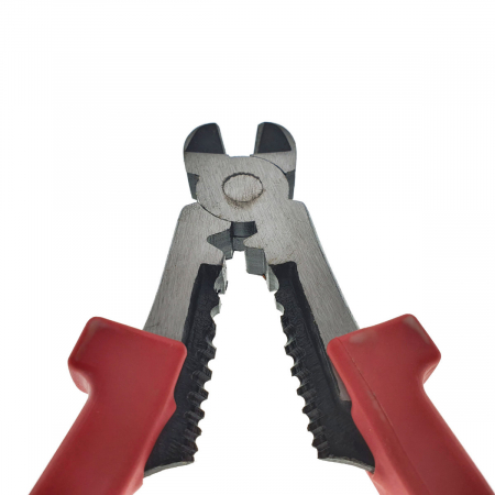 Cleste multifunctional cu taiere laterala si dezizolare cabluri, lungime 205mm, manere ergonomice [2]