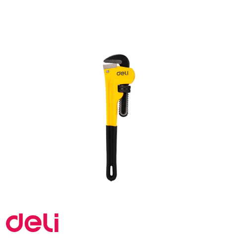 Cleste pentru tevi cu blocare Deli, 18 inch, aliaj otel Cr-Mo, pentru constructii si instalatii sanitare [3]
