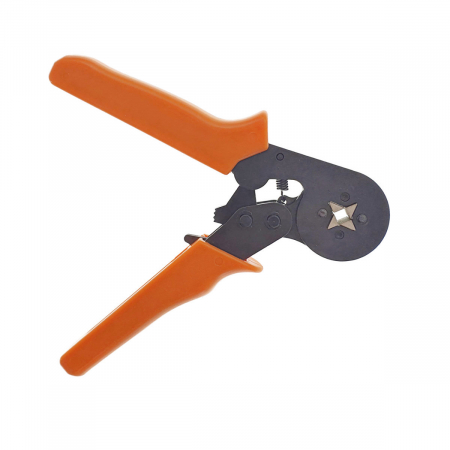 Cleste sertizare cu autoreglare pentru terminale de cablu de la 0.25 la 6 mm2, cu manere ergonomice [1]