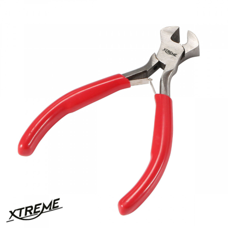 Cleste taietor frontal de precizie, cu lame arc, Xtreme 00549, 125mm, rosu [2]
