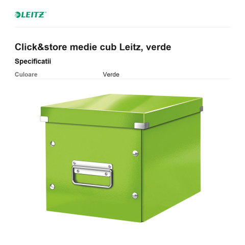 Click&store medie cub Leitz, verde [2]