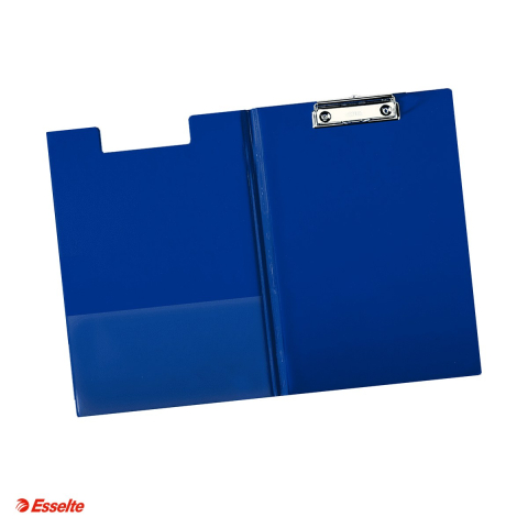 Clipboarduri si suporturi de scriere - Clipboard Esselte dublu, PP, A4, 100 coli, capacitate Pana la 200 de coli (80 g/mp), albastru