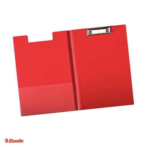 Clipboarduri si suporturi de scriere - Clipboard Esselte dublu, PP, A4, 100 coli, capacitate Pana la 200 de coli (80 g/mp), rosu