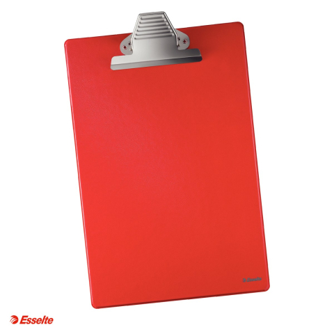 Clipboarduri si suporturi de scriere - Clipboard Esselte Jumbo, PP, A4 MAXI, 250 coli, capacitate Pana la 200 de coli (80 g/mp), rosu