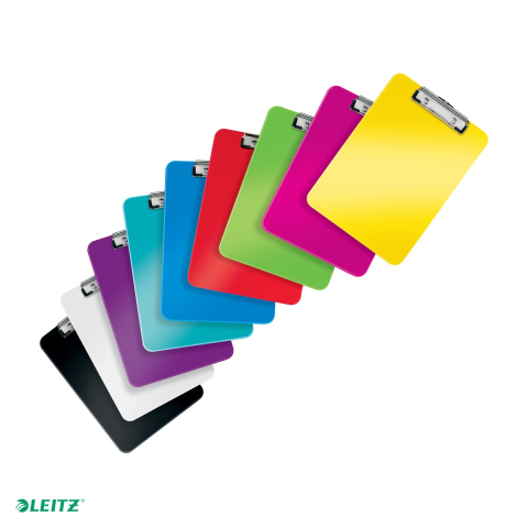 Clipboard Leitz WOW, simplu, PS, A4, capacitate 100 coli, rosu [5]